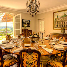 Chateau du Soleil formal dining room
